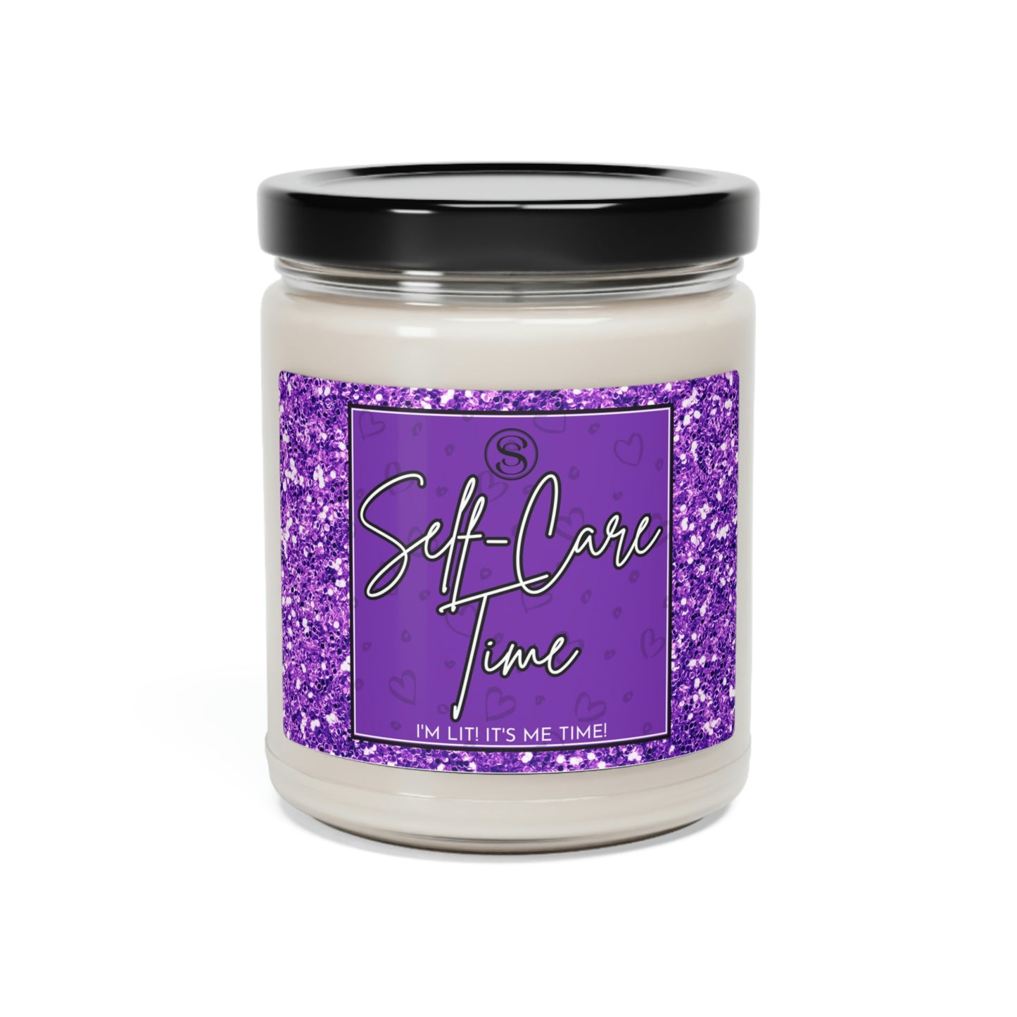 Self-Care Time - White Sage & Lavender Scented Soy Candle, 9oz