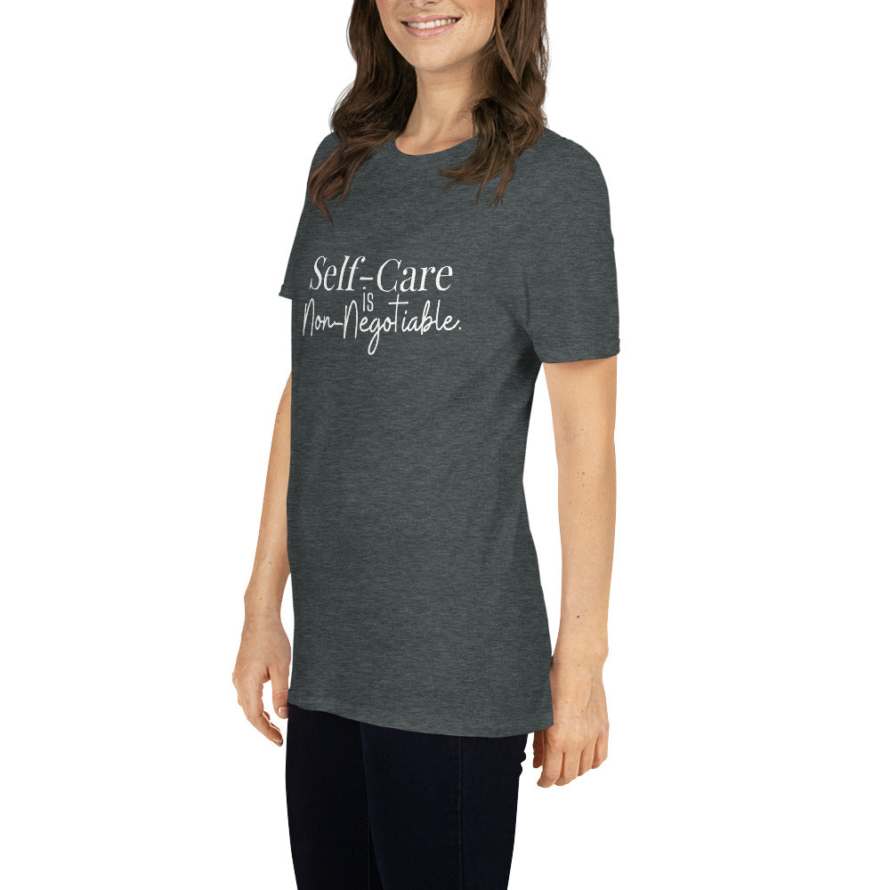 Self-Care - Women's Short Sleeve T-Shirt - Black, Navy, Heather