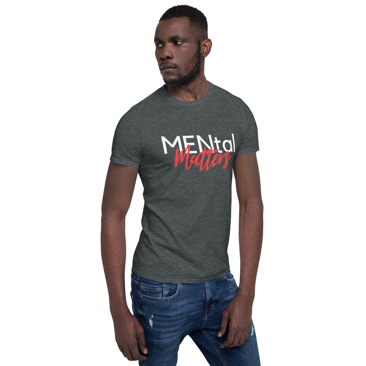 MENtal Matters - Men's Short Sleeve T-Shirt - Black, Navy, or Heather