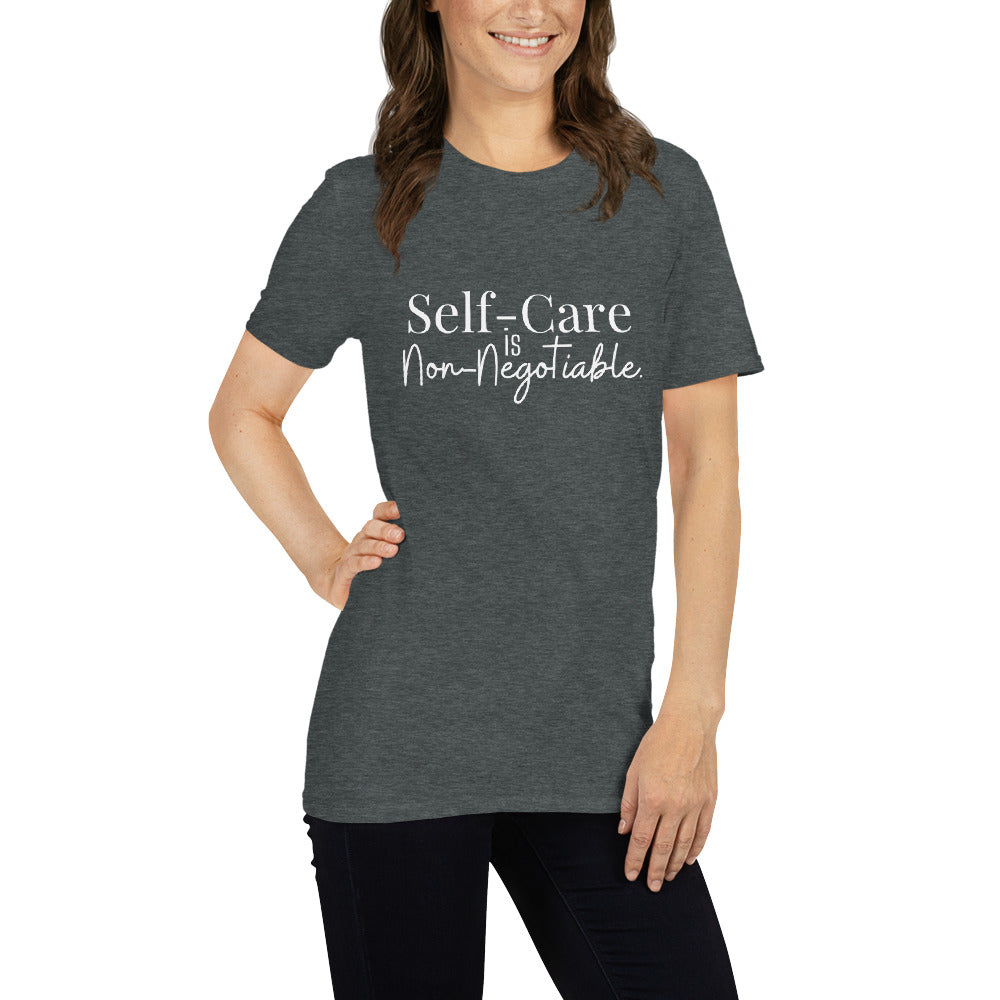 Self-Care - Women's Short Sleeve T-Shirt - Black, Navy, Heather