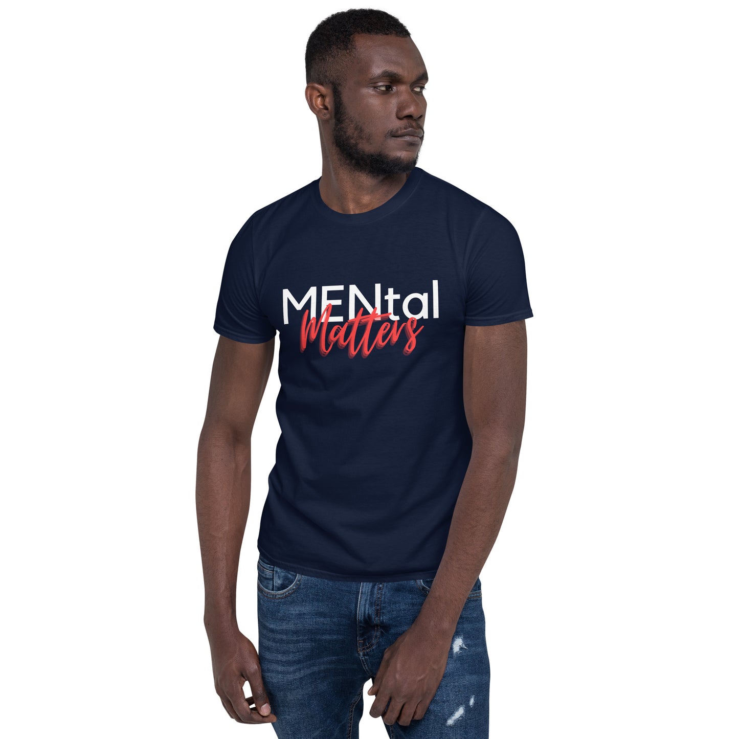 MENtal Matters - Men's Short Sleeve T-Shirt - Black, Navy, or Heather