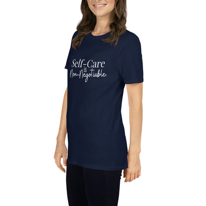 Self-Care - Women's Short Sleeve T-Shirt - Black, Navy, Heather